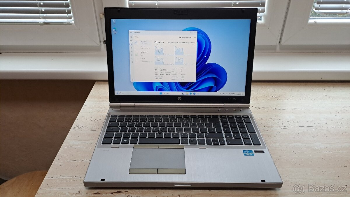 HP EliteBook 8570p/ i7 / 8GB / SSD 240GB/ WIN 11 PRO