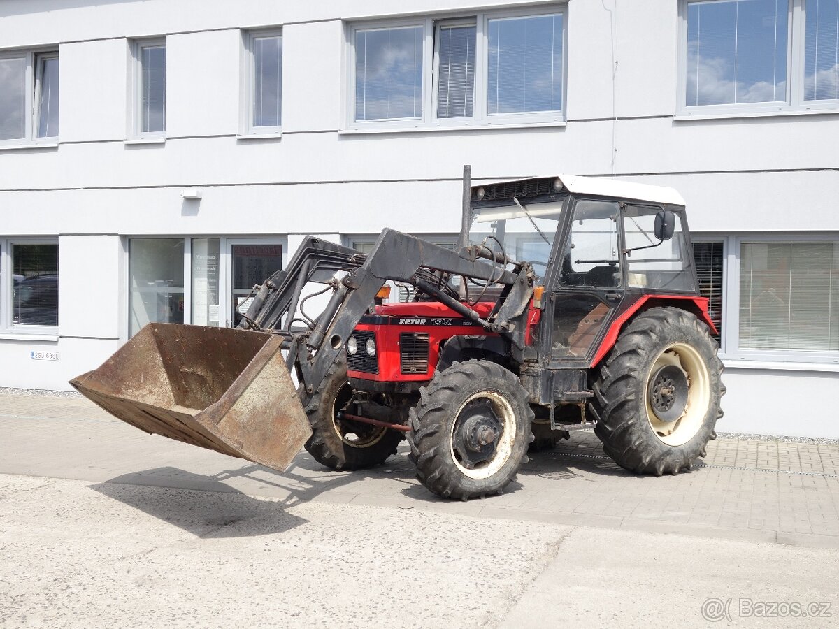 Zetor 7745 Turbo s čelním nakladačem