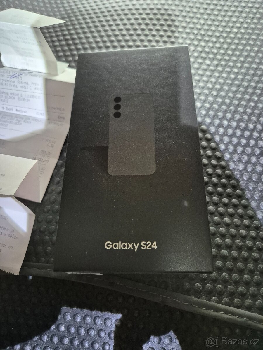 Samsung S24 Onyx black zánovní