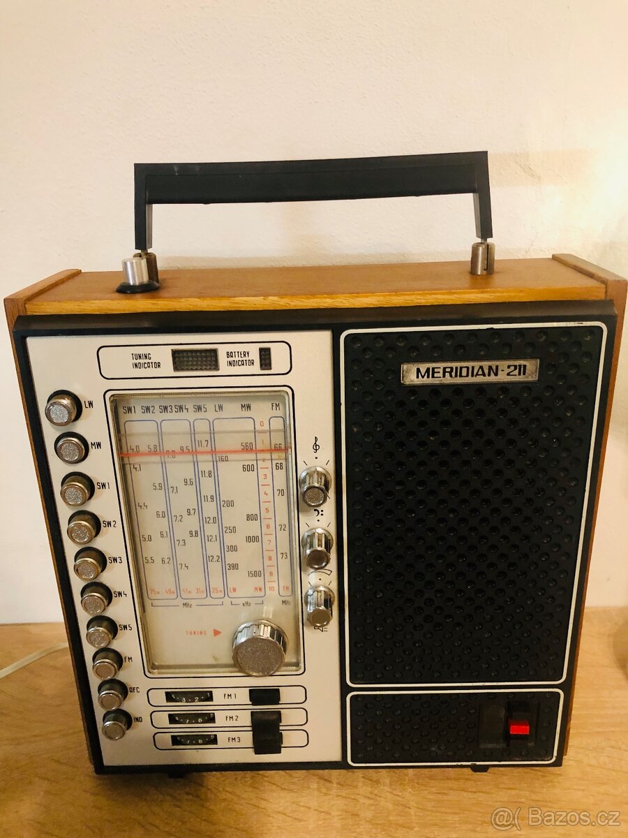 Meridian 211 + Plánky 1981 ( Tranzistor ) Funkční