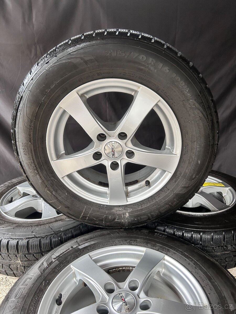 Alu kola 5x114,3 r16 + 215/70r16