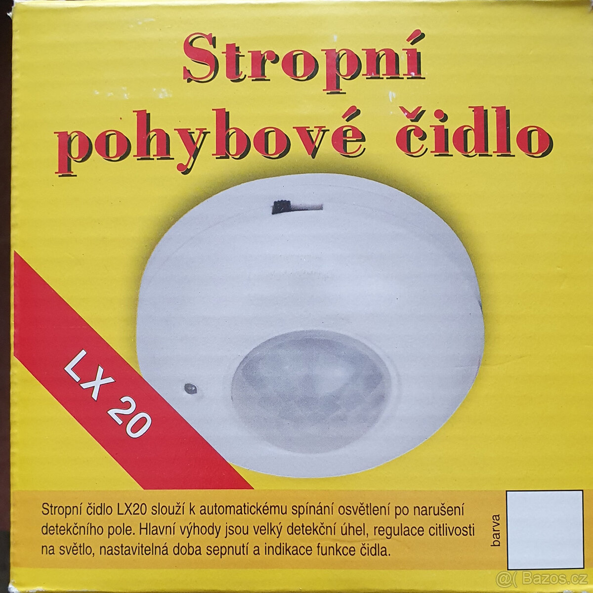 stropní pohybové čidlo LX20 nové