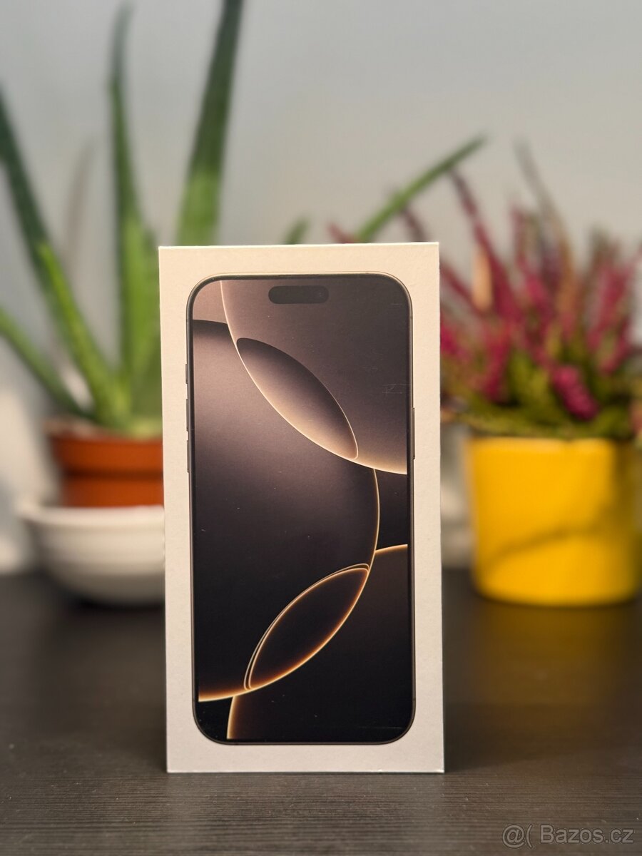 Nový Apple iPhone 16 Pro 256 GB, přírodní titan