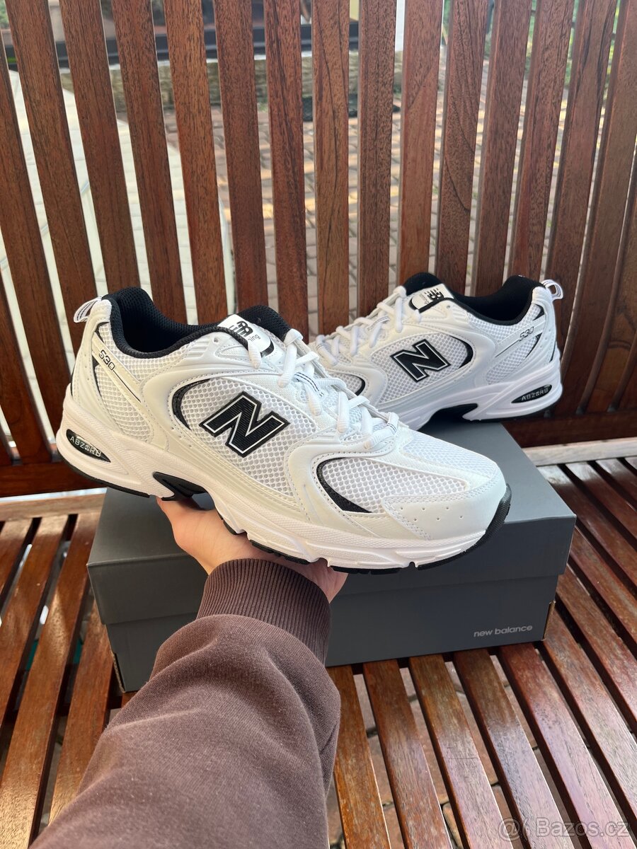 New balance 530 white/black