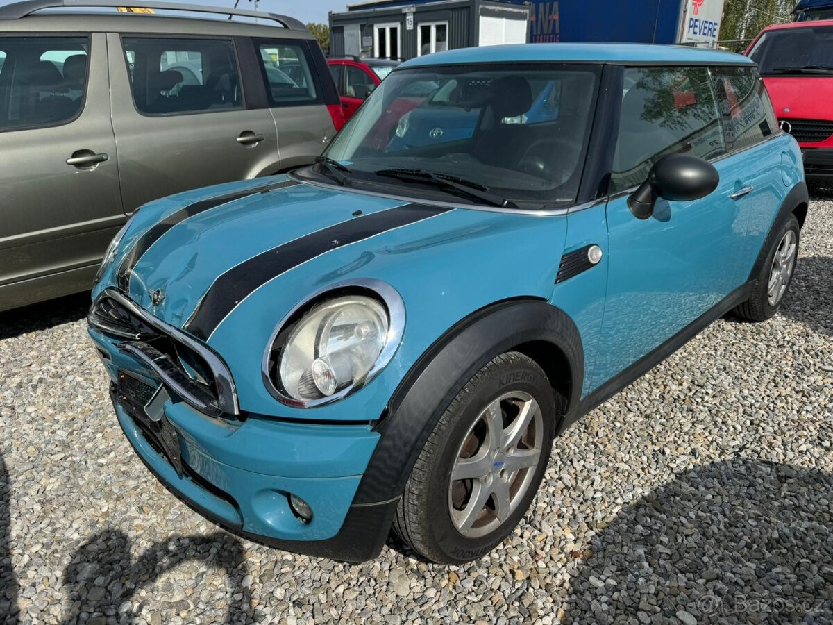 Mini one 1.4 70 kw 2009 R56 Najeto 116 t.km