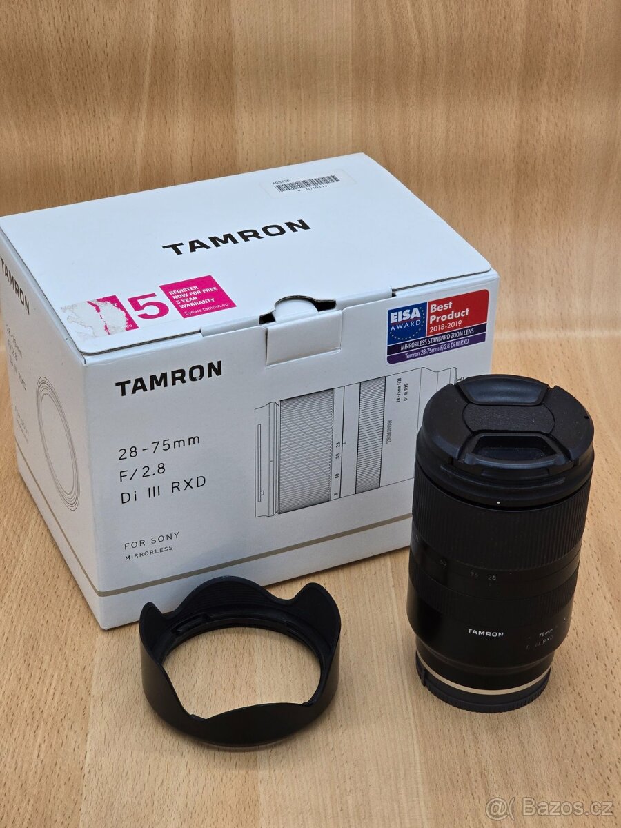 Tamron 28-75 mm F/2.8 Di III RXD (pro Sony E)