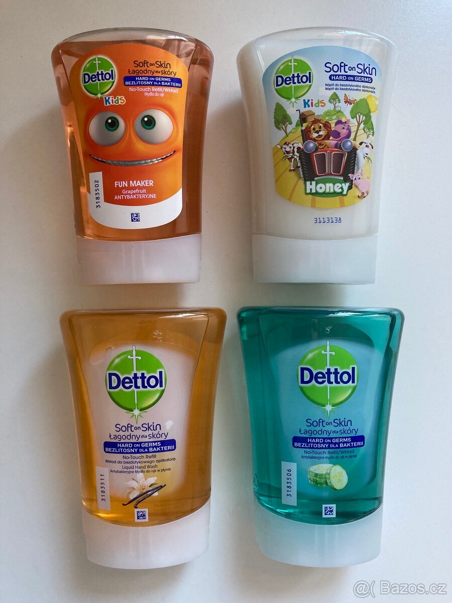 Dettol náhradní náplň do dávkovače 250ml mix druhů