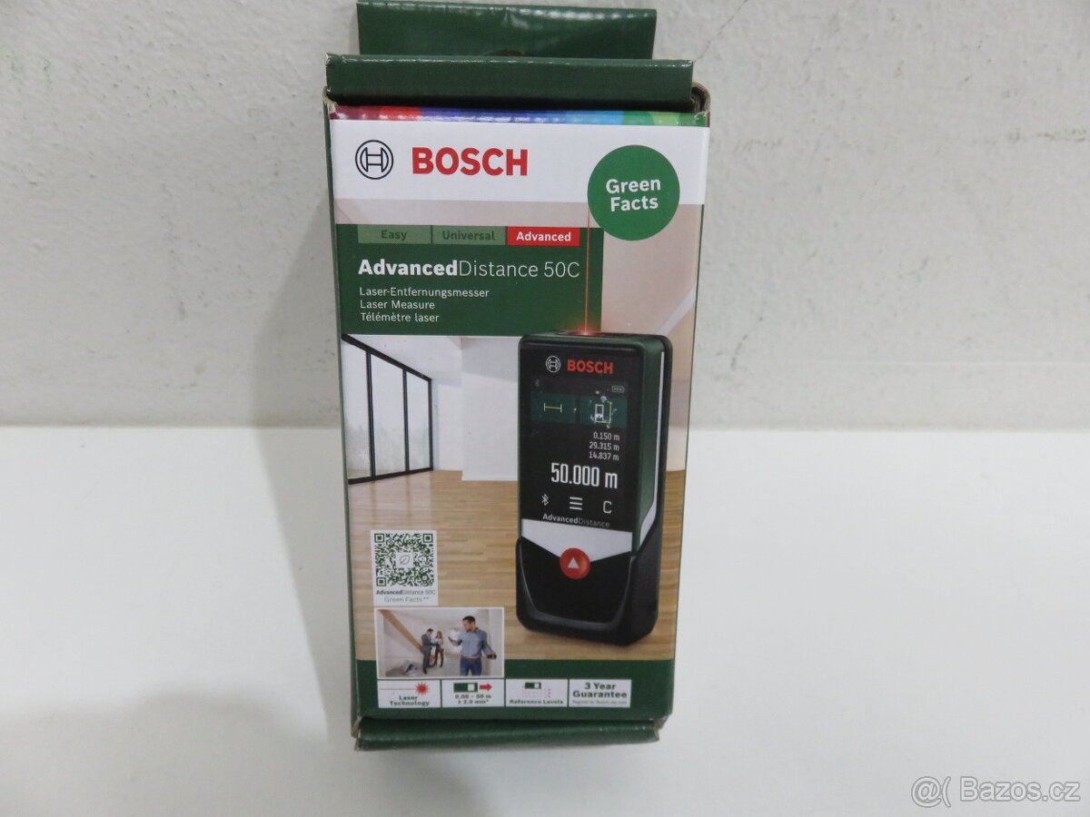 Nový digitální laserový dálkoměr BOSCH AdvancedDistance 50C