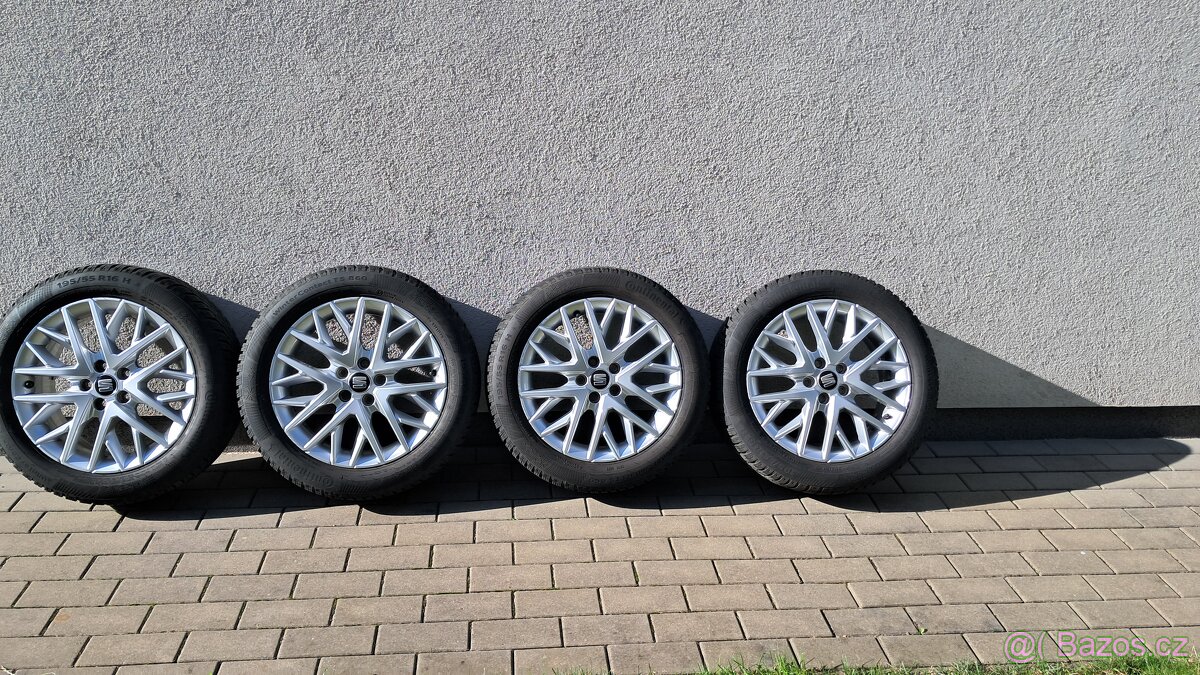 Prodám original alukola Seat ibiza 5x100 r16 195 55 16