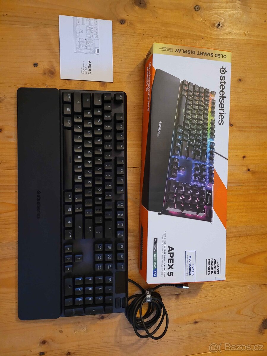 Herní klávesnice SteelSeries Apex 5 - US