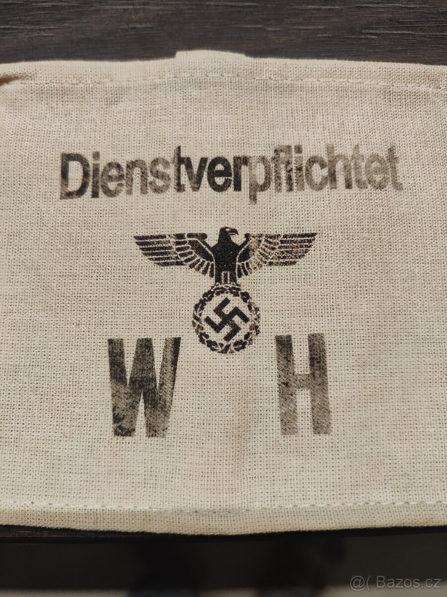 Rukávová páska Dienstverpflichtet Wehrmacht