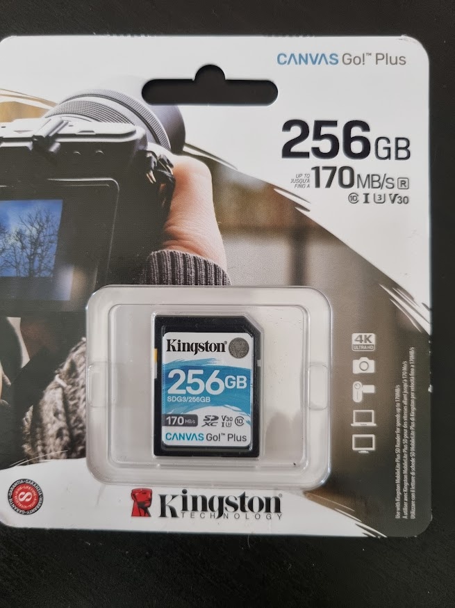 Kingston SDXC UHS-I U3 256GB  - paměťová karta