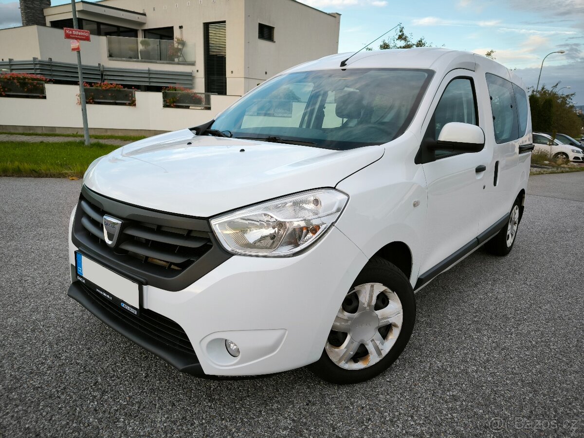 DACIA DOKKER 1.6i 61kw, r.v. 2015, DOBRÝ STAV, 1. MAJITEL