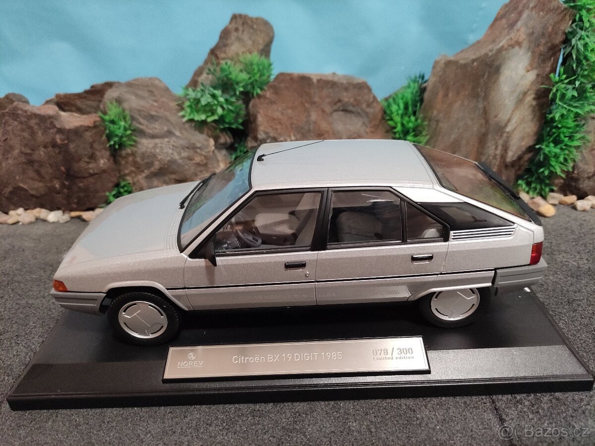 prodám model 1:18 citroen BX 19