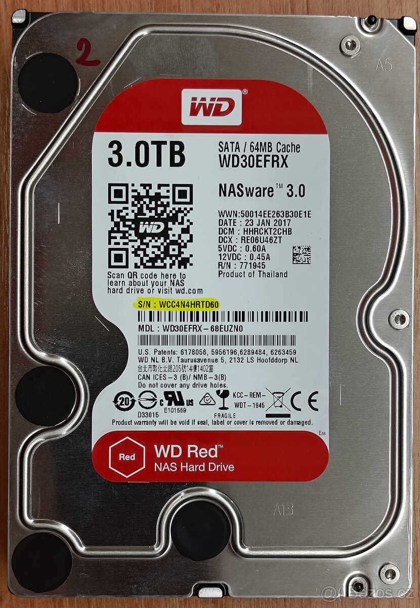 WD Red 3.5" HDD - 3TB - WD30EFRX #2