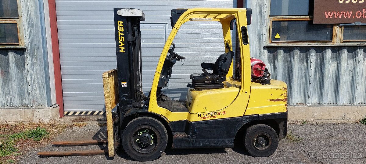 vzv Hyster H3.5 FT, LPG Nosnosť 3,5 t, r v 2016 zdvih 4,6m