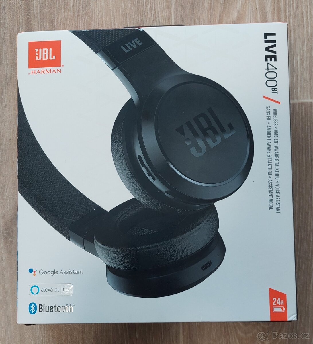 Bezdrátová sluchátka JBL LIVE400bt