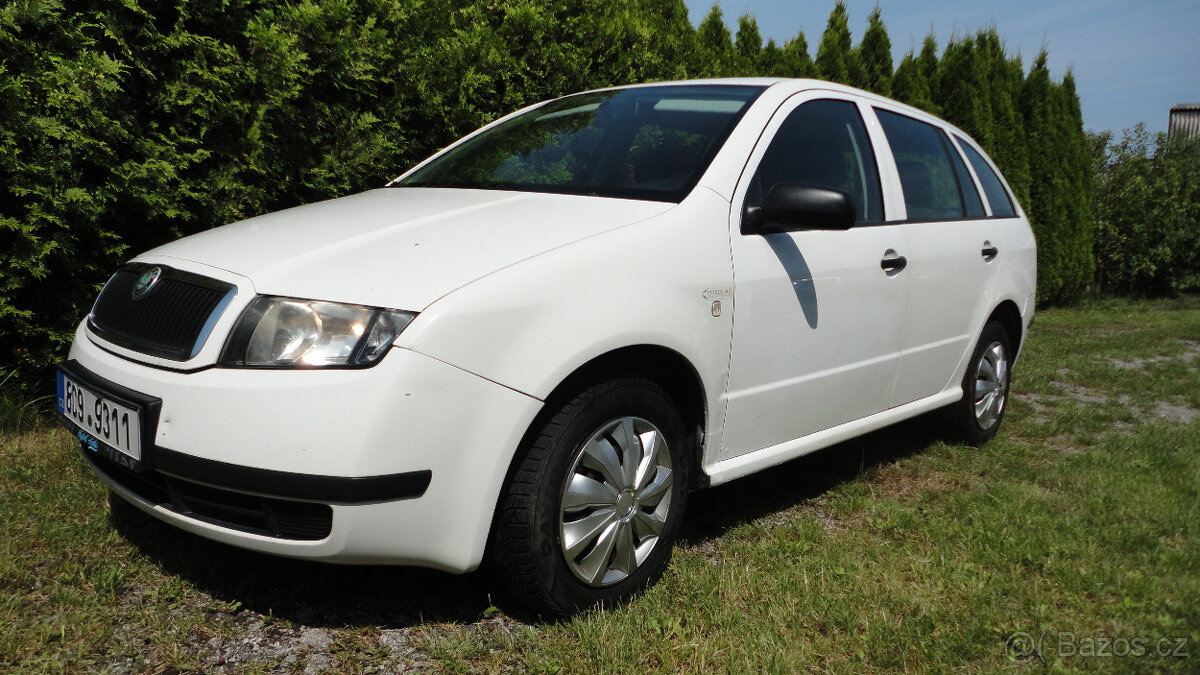 Škoda Fabia kombi 1.2i 47kw rok 2004 STK 5/26 Euro3 původ ČR