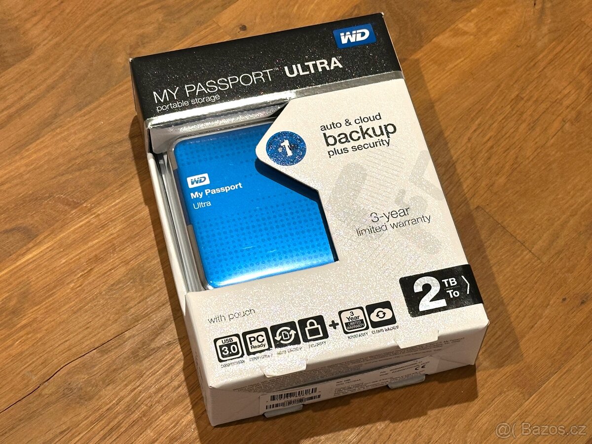 Externí pevný disk HDD WD My Passport Ultra 2TB