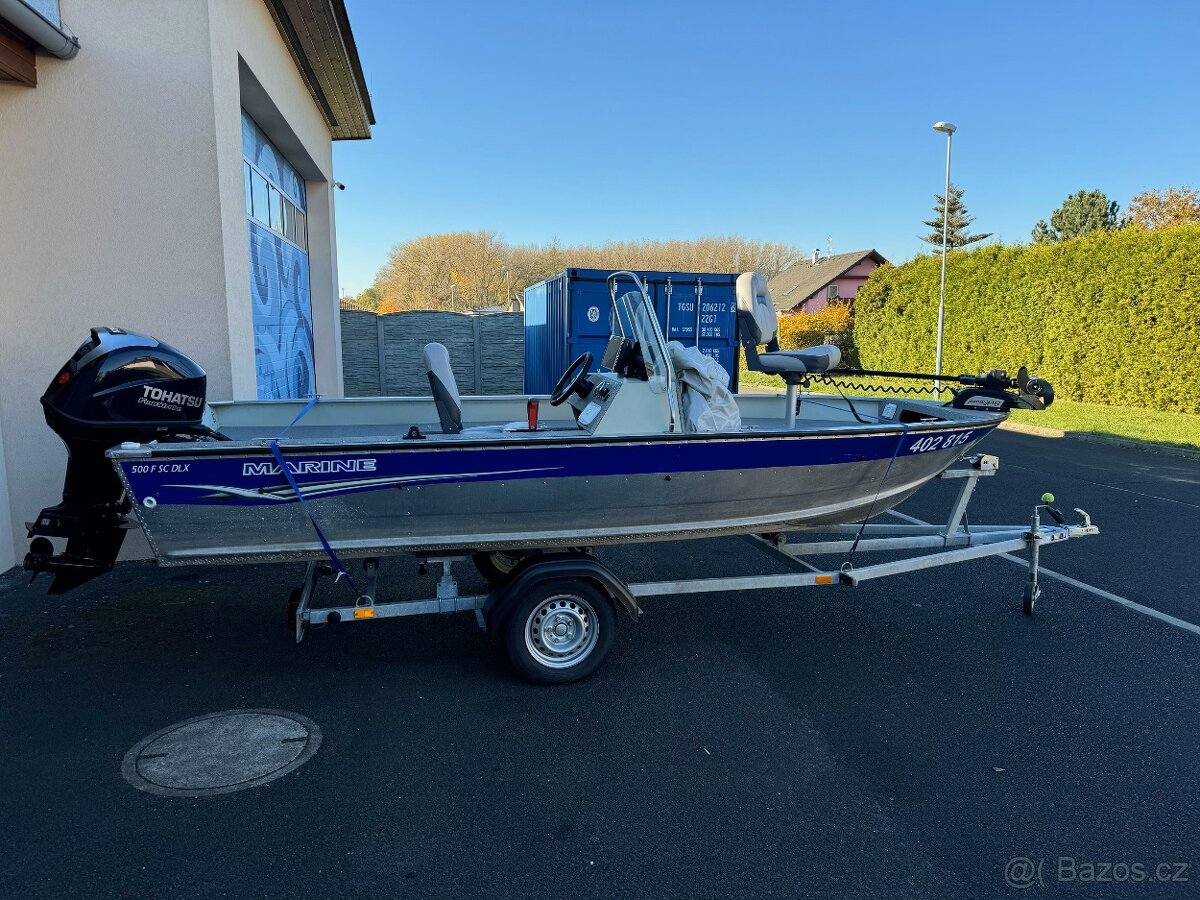 Rybářská loď hliníková Marine 500 Fish SC DLX + Tohatsu 50hp