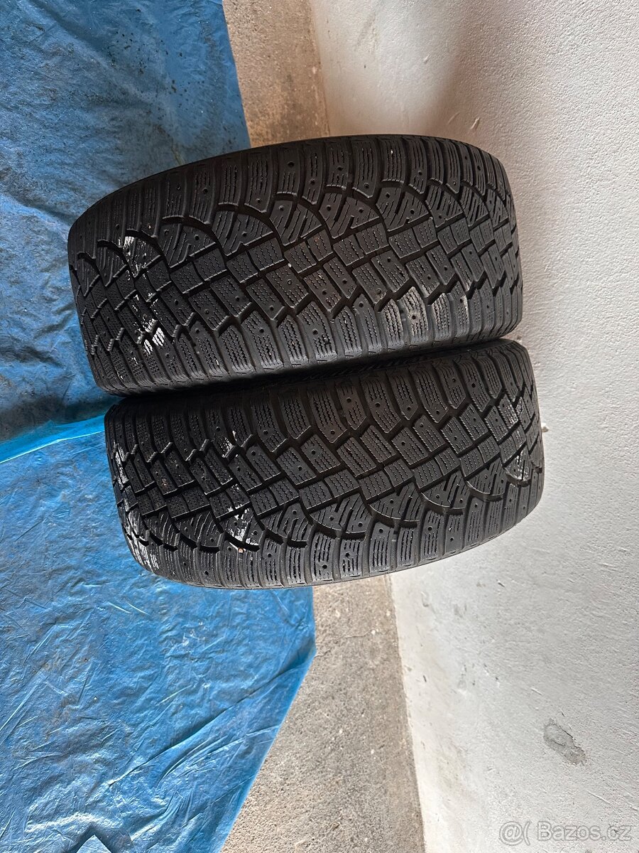 Prodám 2 zimní Pneu Continental IceContact2 245/45r18