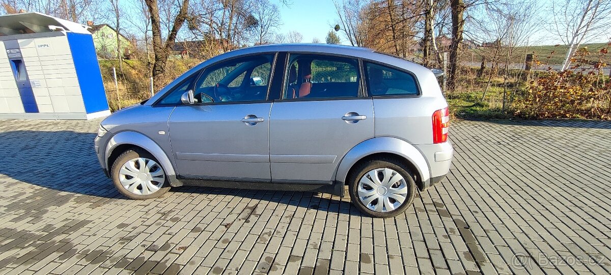 Audi A2, 1,4 TDi,55kW,7/2005,barva šedá