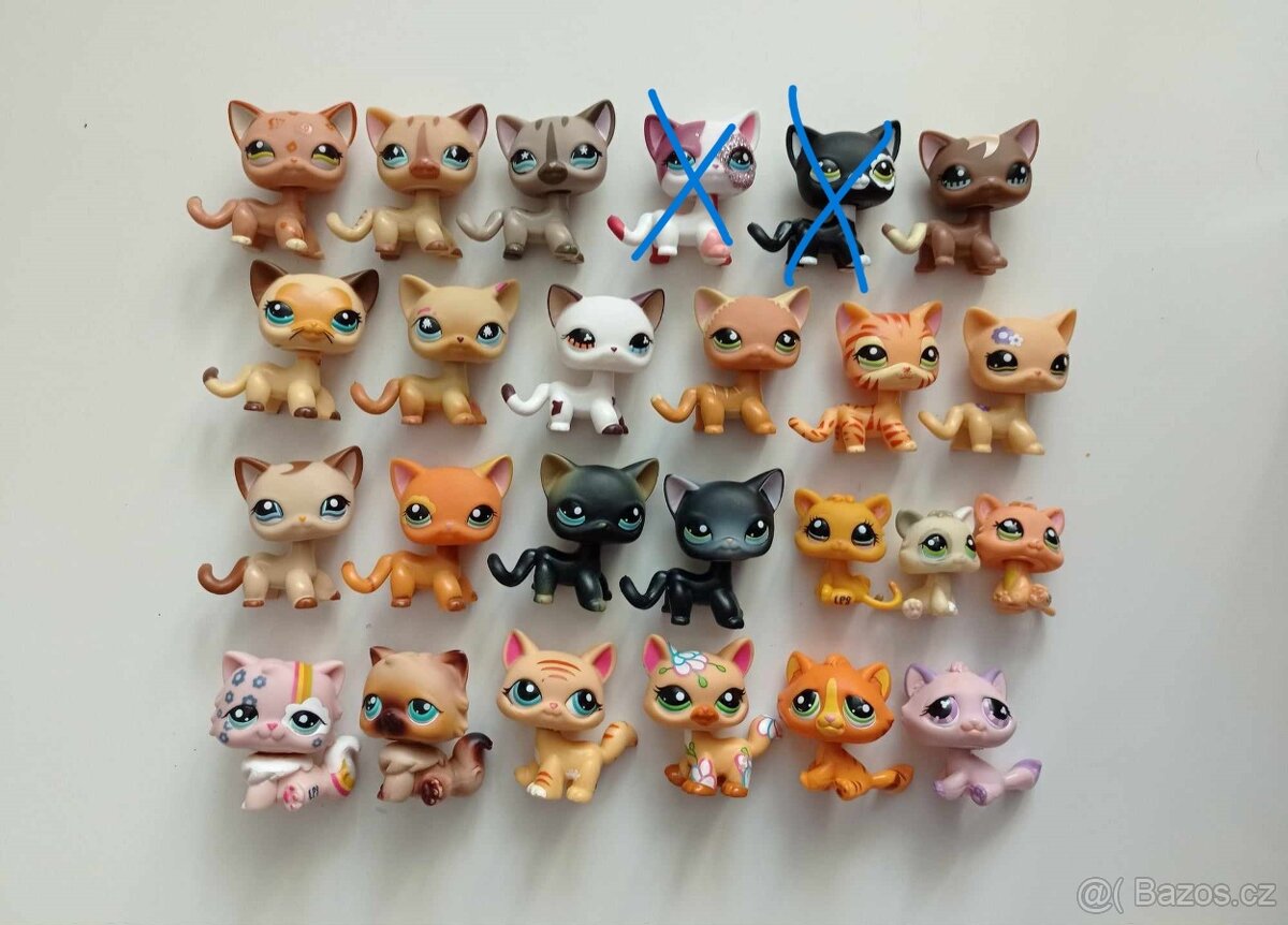 Kočky koťata lps littlest petshop