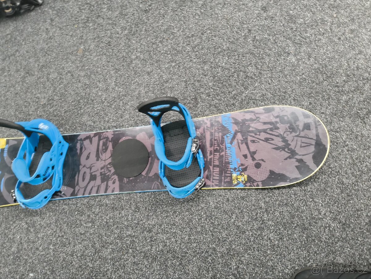 Snowboard Head 148 cm + vázání Burton