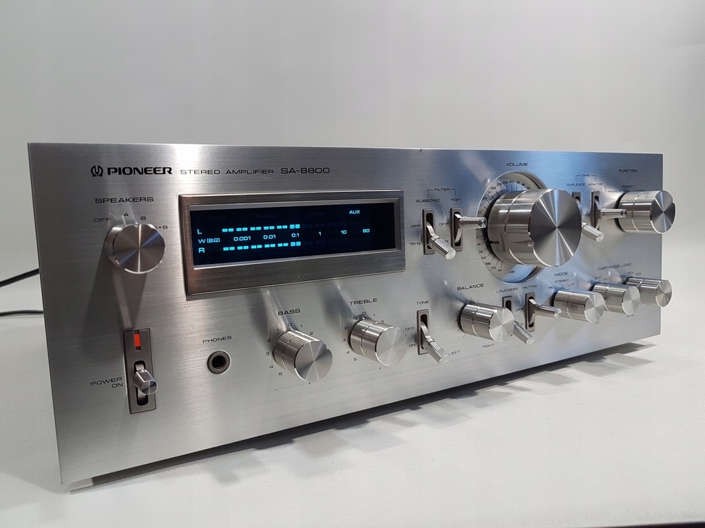 PIONEER A-8800 TOP STEREO AMPLIFIER SILVER