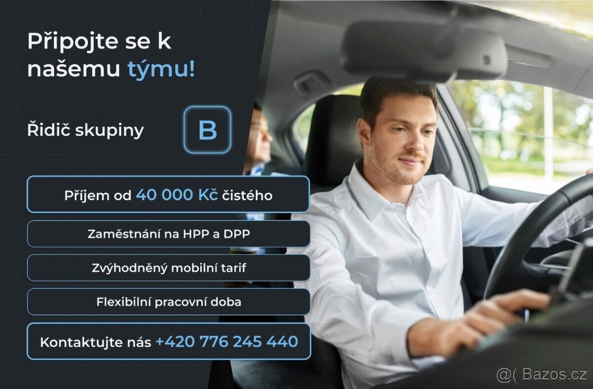 Hledáme řidiče taxi na Kladně