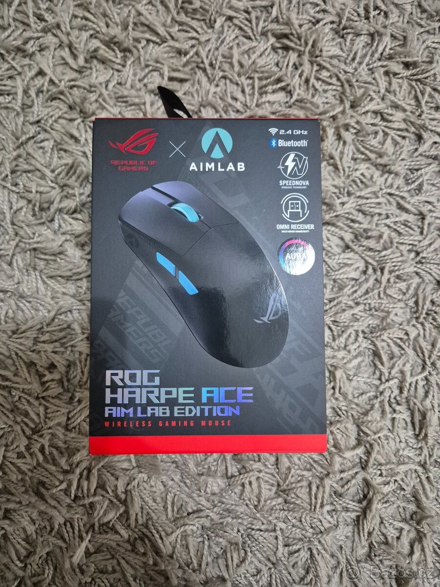 Herní myš ASUS ROG Harpe Ace Aim Lab Edition