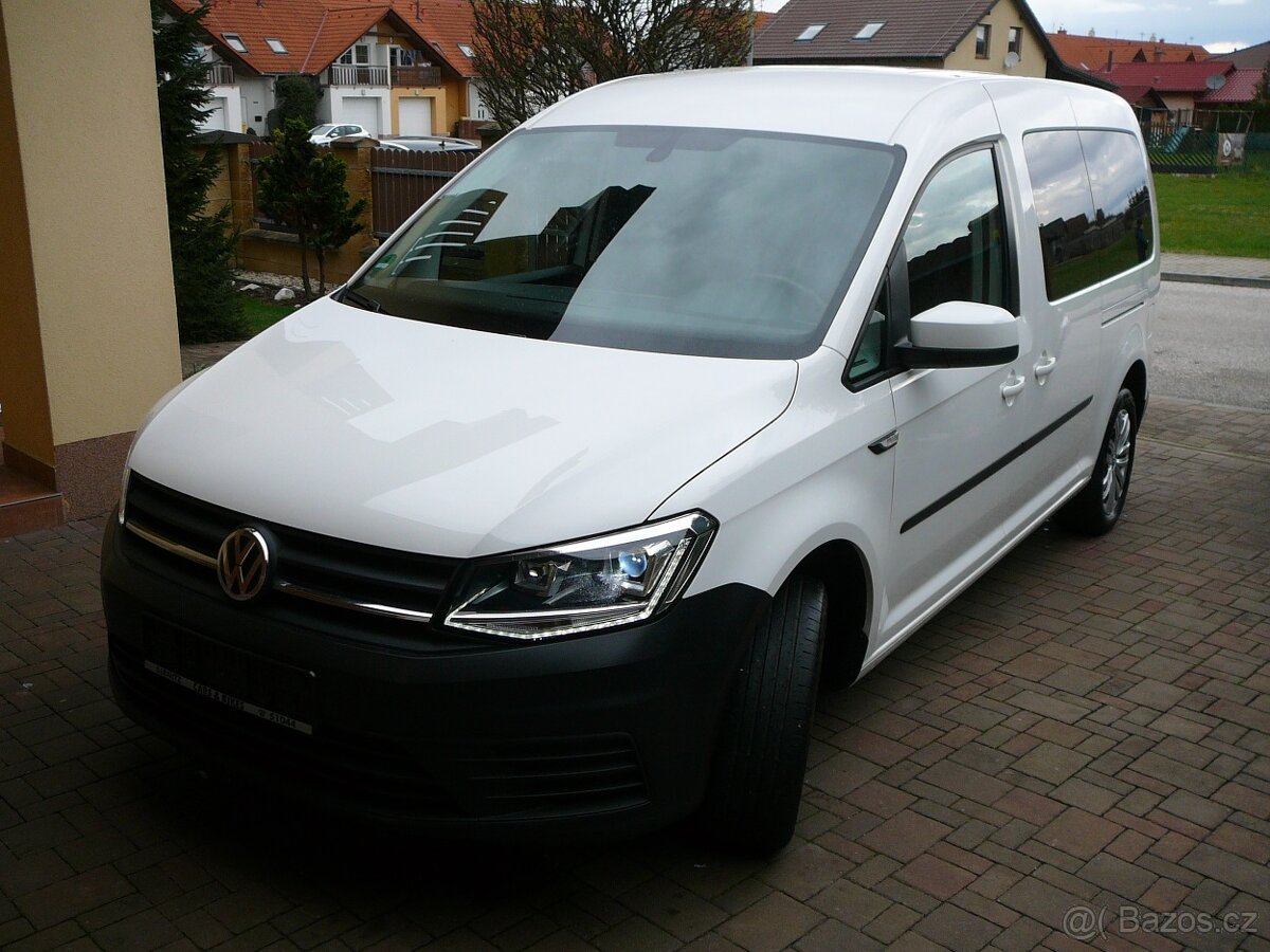 VW CADDY MAXI 2,0TDI 110KW 7MÍST XENONY+LED FRONTASIST 1MAJ