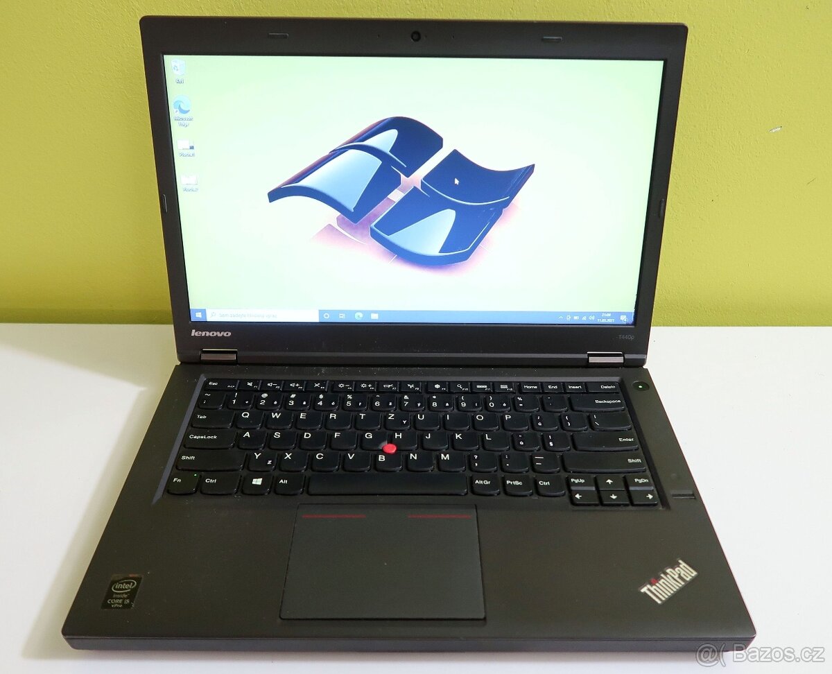 PĚKNÉ LENOVO T440p /i5-4300M/8GB/SSD480GB/WEBCAM/W11/ZÁRUKA