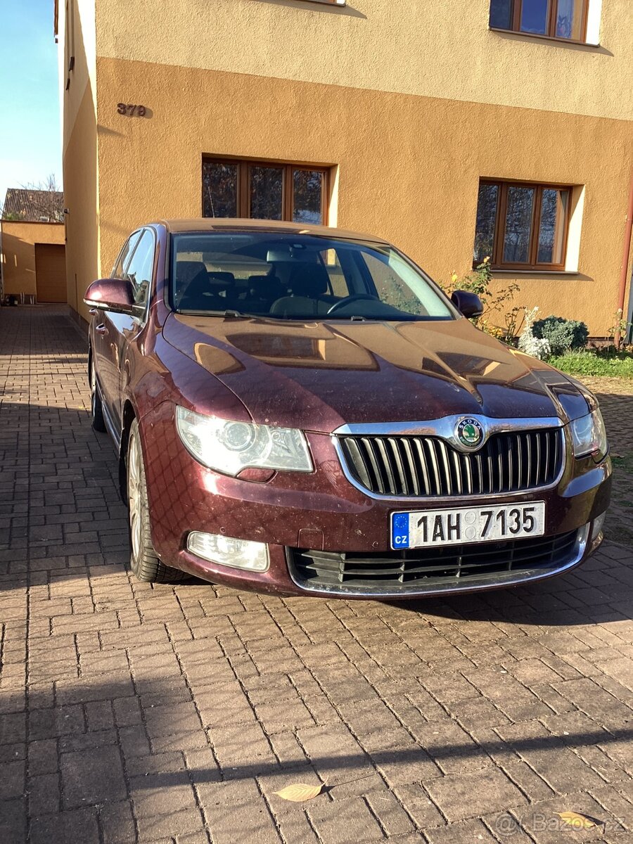 Škoda Superb II, 2.0 TDI 125 kW, 2. majitel, najeto 245 tis.