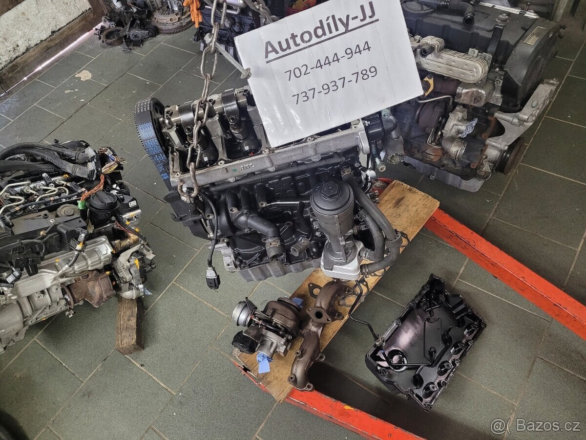 Motor t5 1.9 tdi BRR BRS 12tis.km po opravě