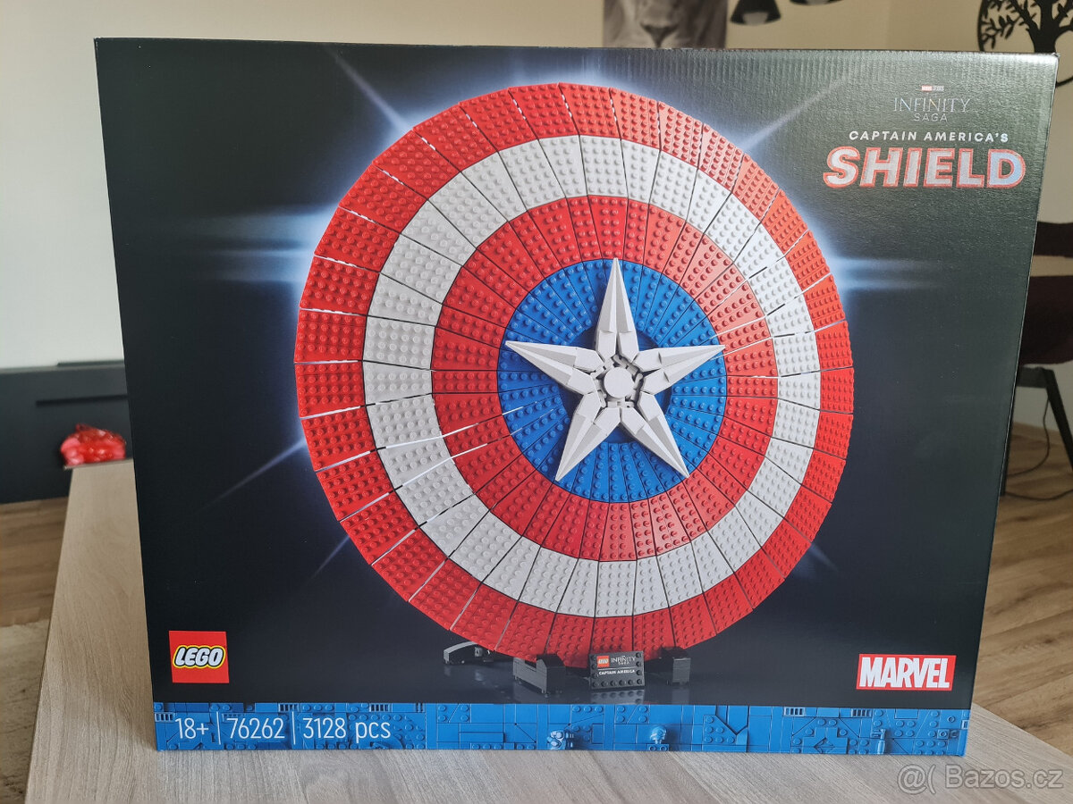 LEGO® Marvel 76262 Štít Kapitána Ameriky + box nový