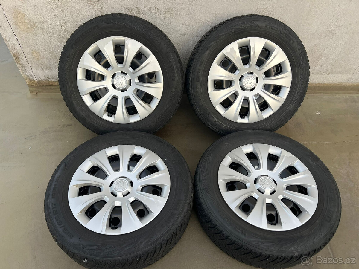 215/65R17 zimní pneu kola 6,5x17 5x112 ET38 KODIAQ TERACAO