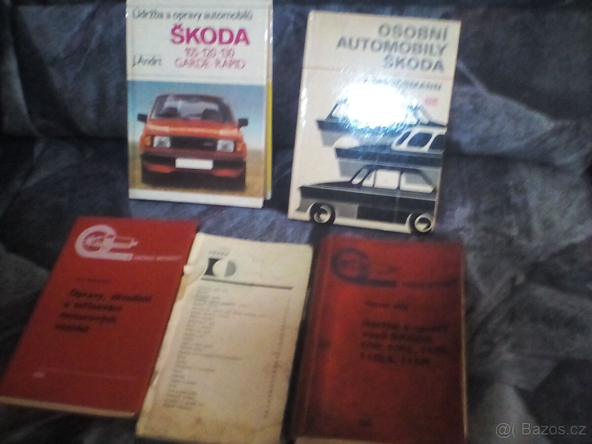 Škoda 1950-1989 manuály, návody