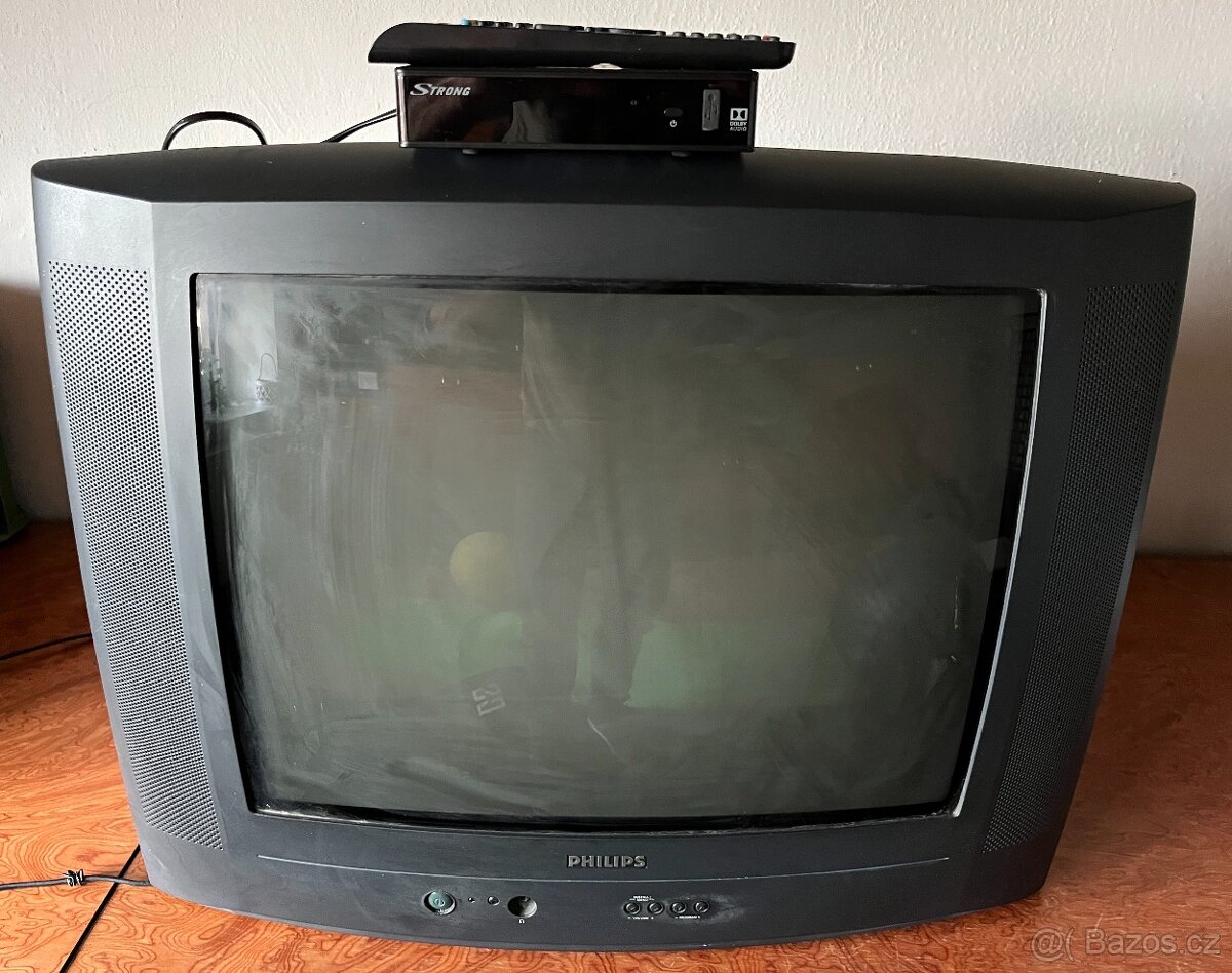 CRT televizor Philips 21pt4475/58 + DVB-T2 set top box