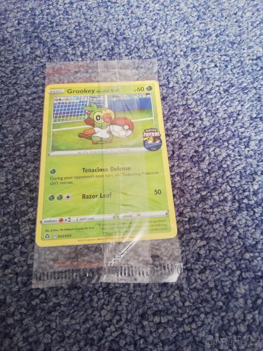 Pokémon TCG Grookey on the Ball Futsal Sealed Promo ENG