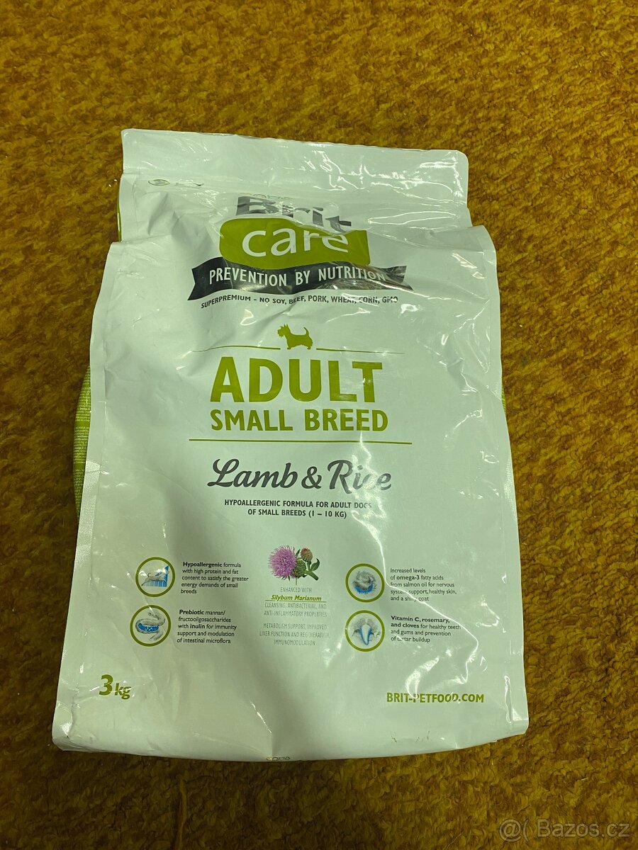 Brit Care Adult Small Breed 3kg (exp. 6.23)