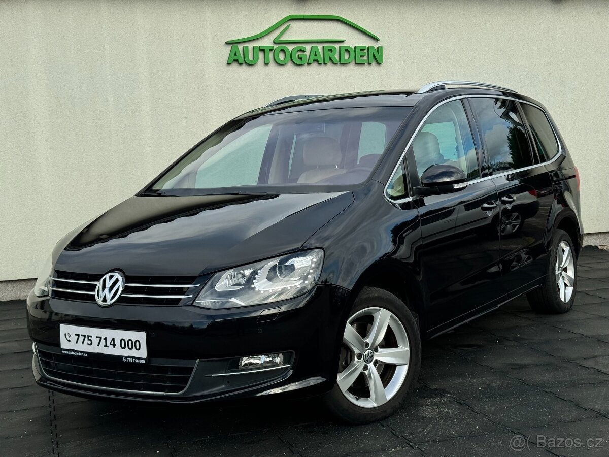 Volkswagen Sharan 2.0TDi 103kW 4x4, alcantara, tažné na 2,4t