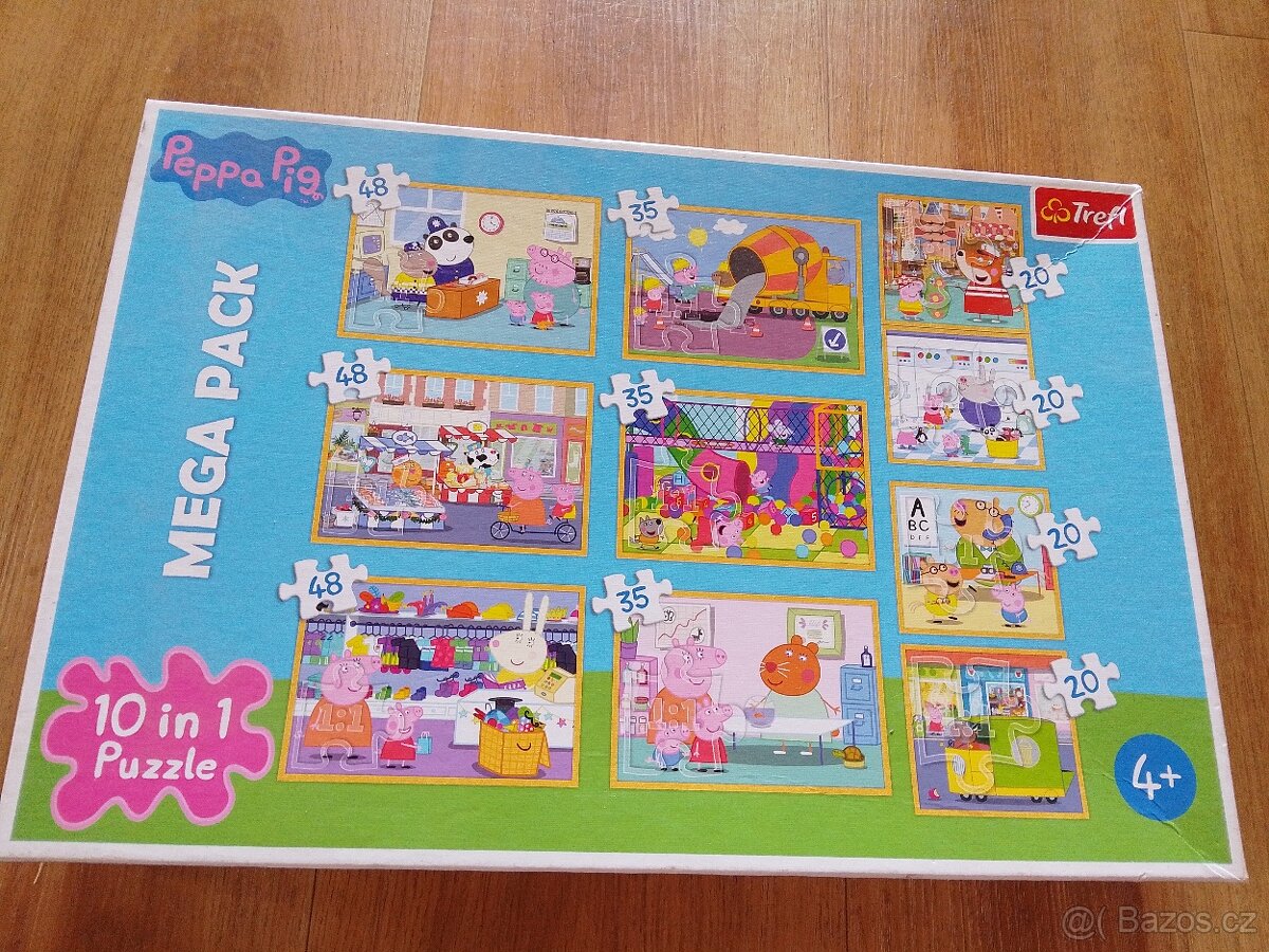 Puzzle Peppa Pig Trefl 10v1