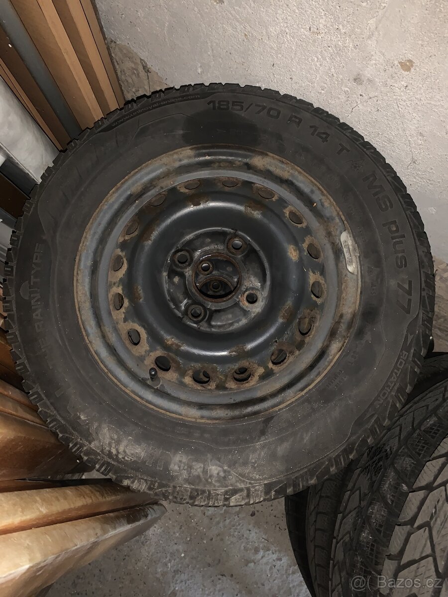 Zimní kola plech 185/70 R 14 T