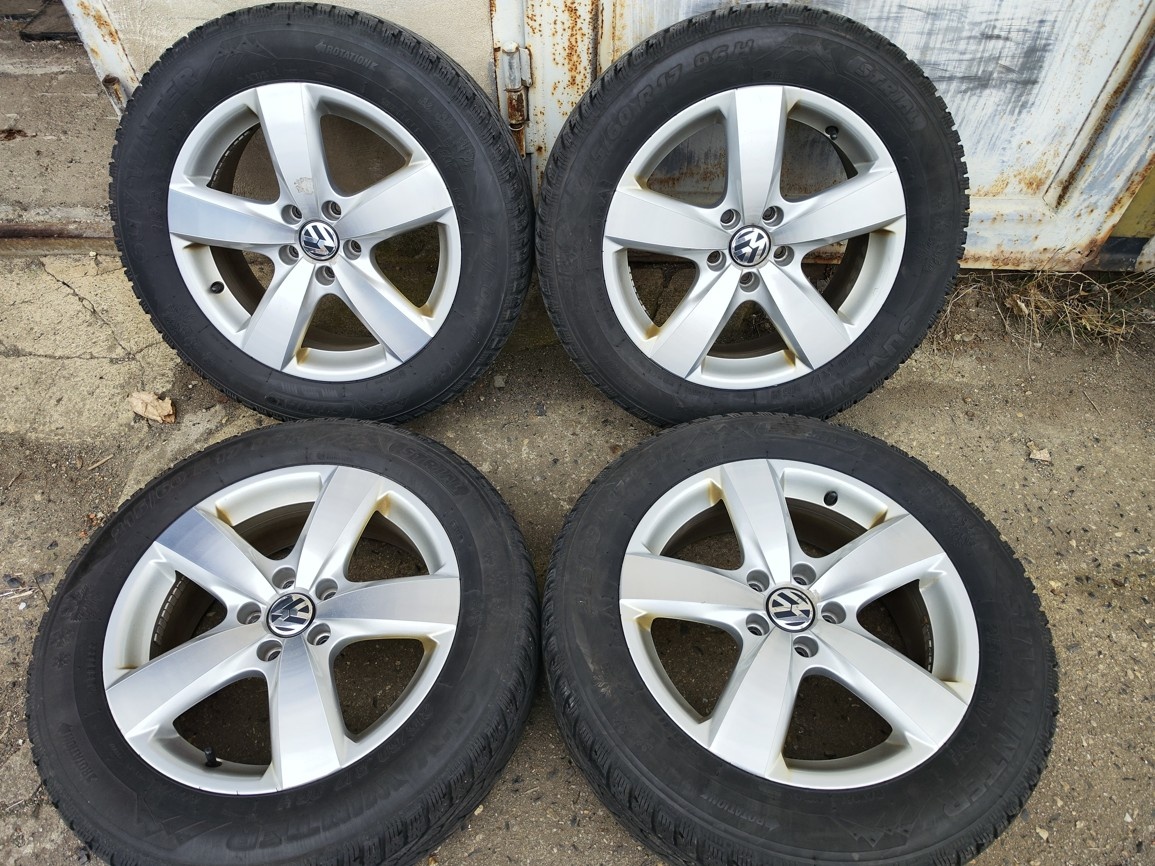 17"zimní alu sada Boston 5x112 origo VW Tiguan 215/60