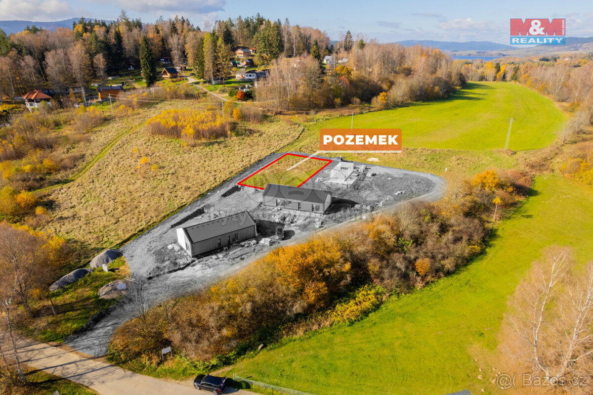 Prodej pozemku k bydlení, 724 m², Horní Planá, Jenišov