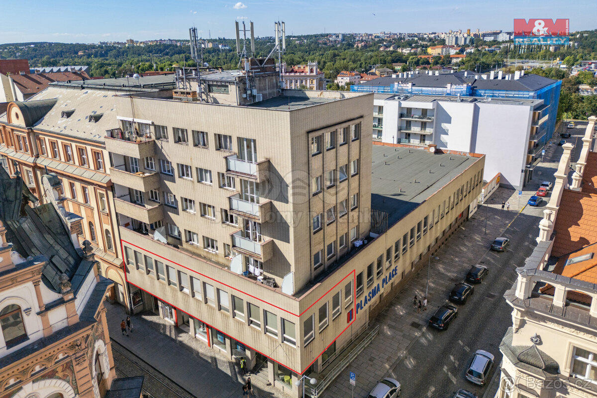 Pronájem obchod a služby, 183 m², Plzeň, ul. Solní