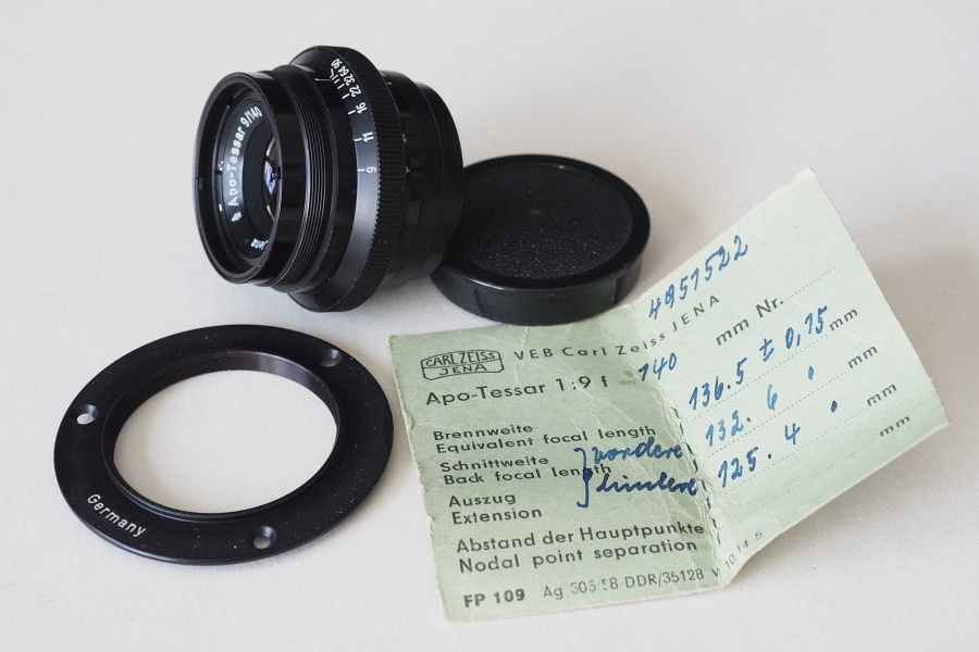 Carl Zeiss Jena Apo-Tessar 140/9