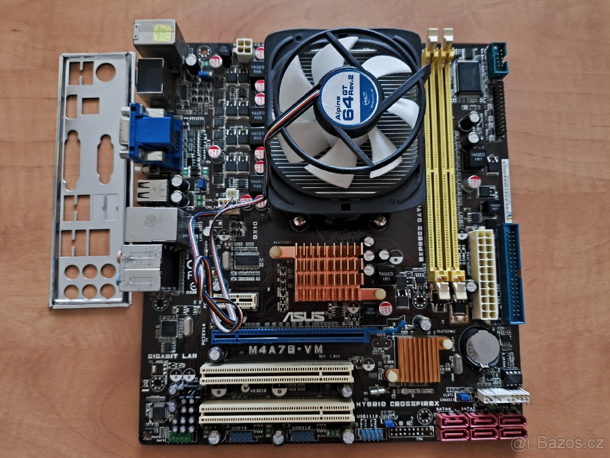 ASUS M4A78-VM I S PROCESOREM