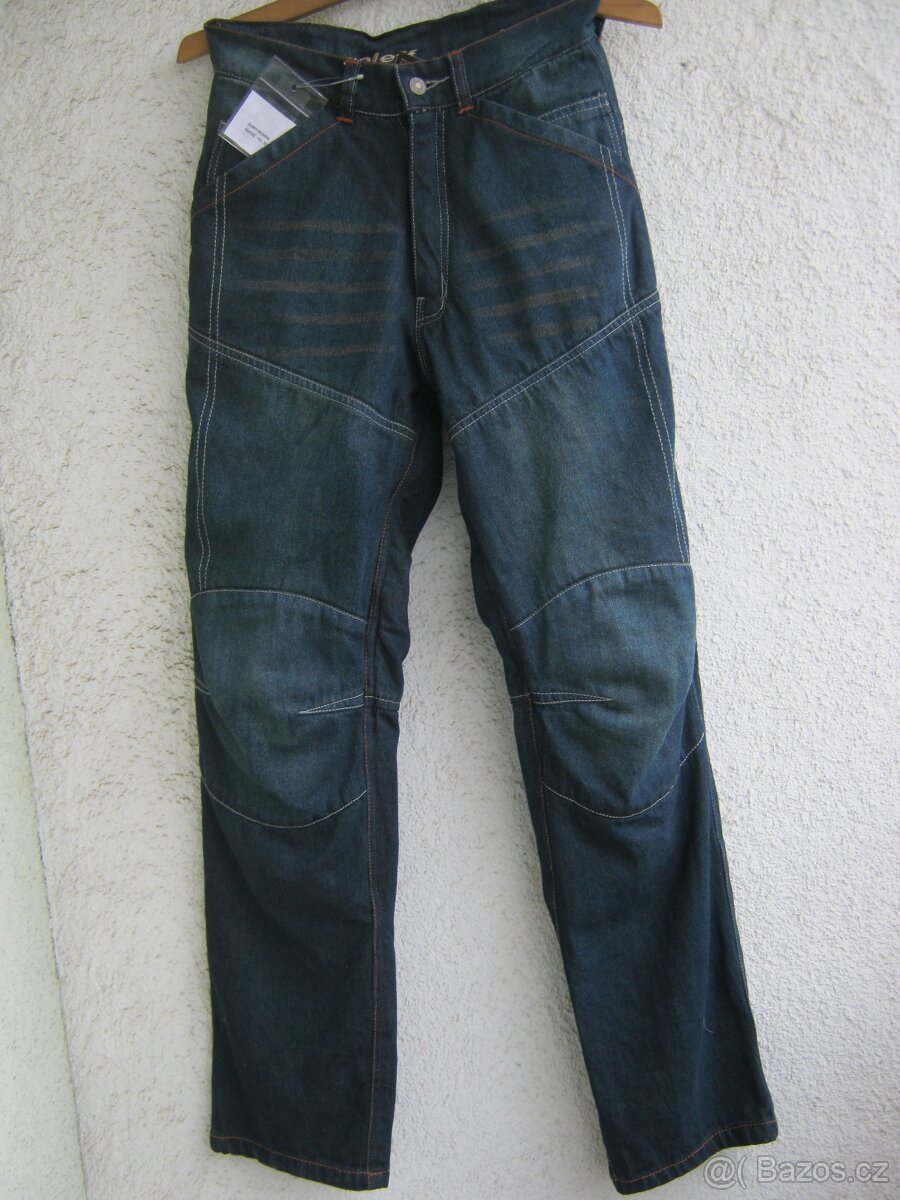 Nové  jeans moto kalhoty ROLEFF RICARDO, vel. 30/32